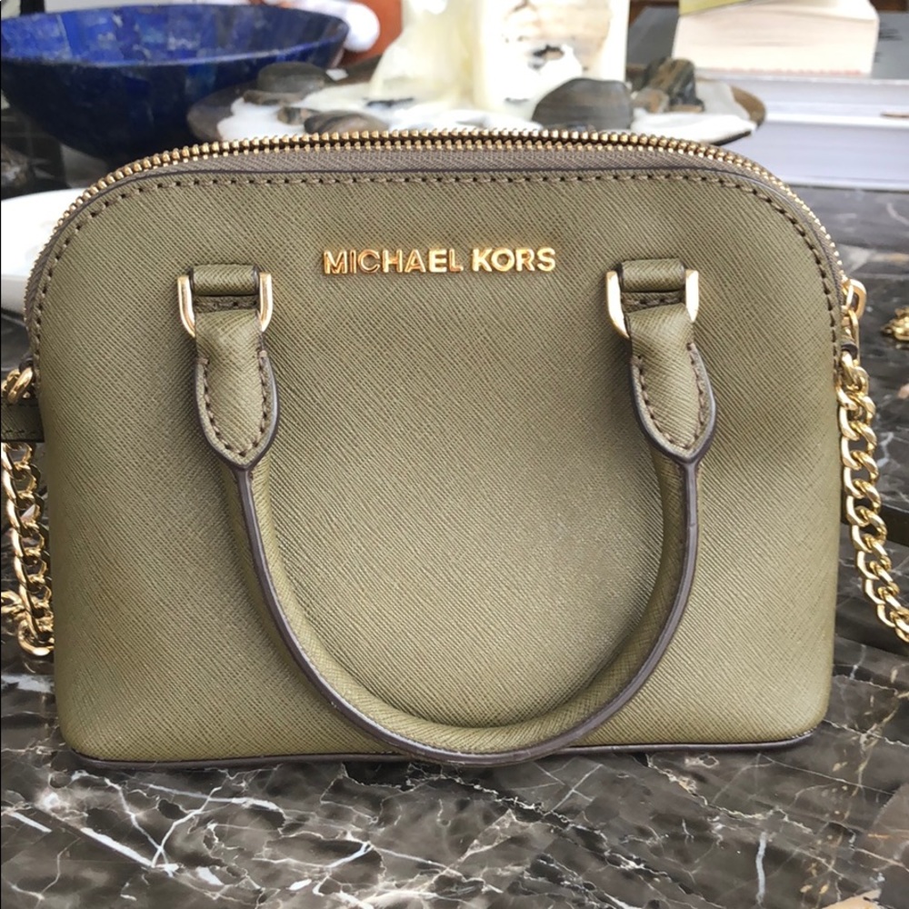 Olive green Michael kors crossbody